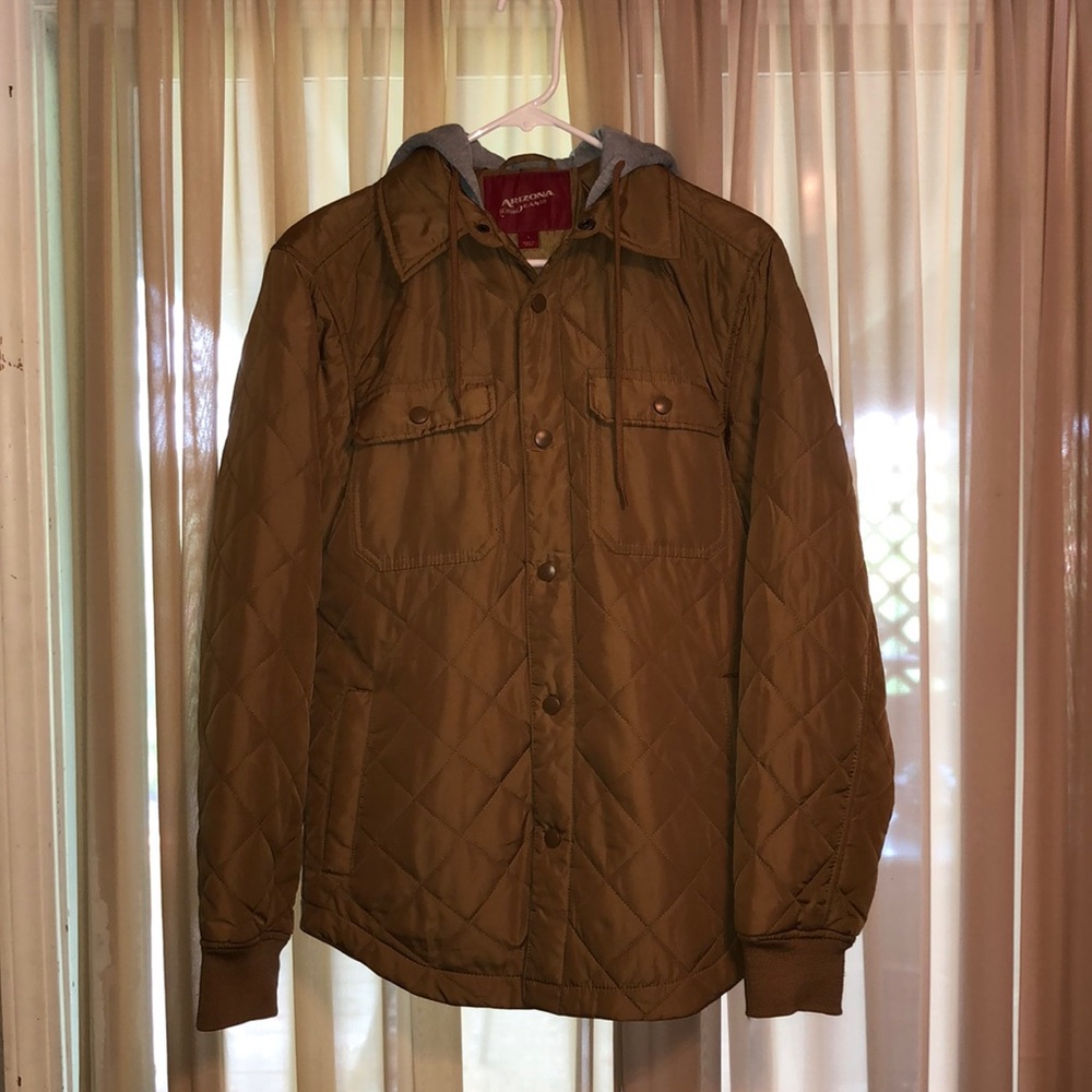 Quilted jacket.